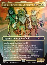 Voja, Jaws of the Conclave (Rainbow Foil)