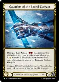 Gauntlets of the Boreal Domain (Golden) - FAB289