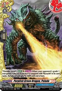 Purplish Green Dragon, Peluda (H)