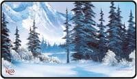 Bob Ross Black-Stitched Playmat - Winter Paradise