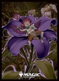 Magic: The Gathering Player's Card Sleeve - Wilds of Eldraine - Bitterblossom MTGS-279 (80-Pack)