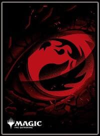 Magic: The Gathering Player's Card Sleeve - Mana Minimalist - Red Mana MTGS-301 (80-Pack)