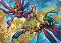 Illusion Spinners Art Card (Gold-Stamped Planeswalker Symbol)