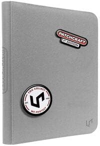 PATCHCRAFT 9-Pocket Zippered PRO-Binder - Gray