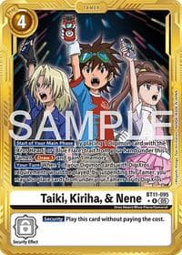 Taiki, Kiriha, & Nene (Gold Border)