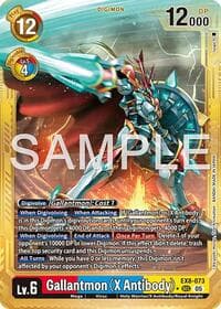 Gallantmon (X Antibody) (Gold Border)