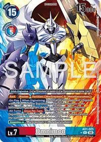 Omnimon - AD1-025 (Alternate Art)