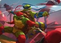 Raph & Leo, Sibling Rivals Art Card