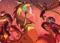 North Wind Avatar Art Card (Gold-Stamped)