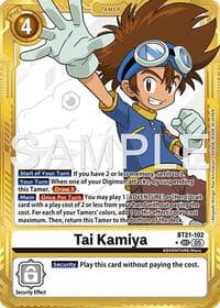 Tai Kamiya - BT21-102 (Gold Border)