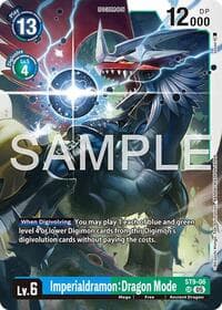 Imperialdramon: Dragon Mode - ST9-06 (Reprint)