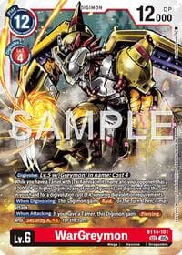 WarGreymon - BT14-101 (Reprint)