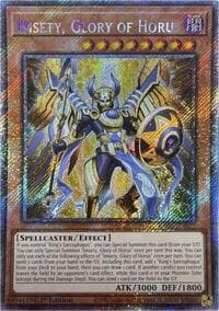 Imsety, Glory of Horus (Platinum Secret Rare)