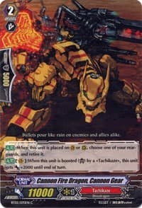 Cannon Fire Dragon, Cannon Gear