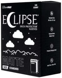 Eclipse Standard Matte Deck Protector Sleeves - Arctic White (105-Pack)