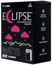 Eclipse Standard Matte Deck Protector Sleeves - Hot Pink (105-Pack)