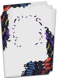 Imperium Duelist Border Sleeves: Black Feathers (60-Pack)
