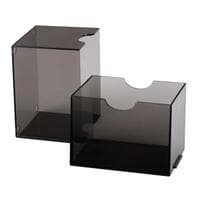 Dragon Shield Strongbox Deck Box - Clear Black (Holds 100+)