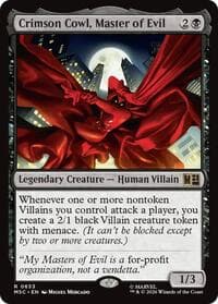Crimson Cowl, Master of Evil