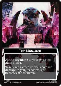 The Monarch (016) // Vibranium (031) Double-Sided Token (Surge Foil)