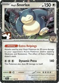 Hop's Snorlax - 117/159 (Cosmos Holo)