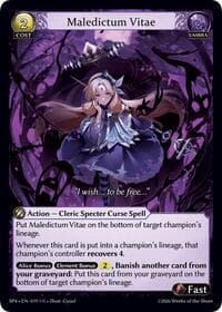 Maledictum Vitae (Curio Foil)