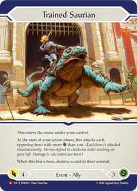 Trained Saurian