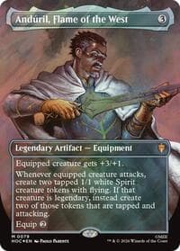 Anduril, Flame of the West (Borderless) (Surge Foil)