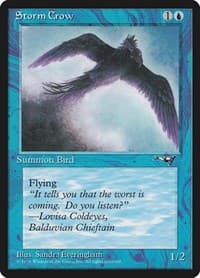 Storm Crow (Flying Right)
