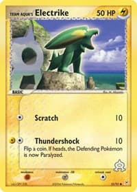 Team Aqua's Electrike - 52/95