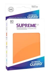 Gloss Sleeve - Supreme UX Sleeves Orange (80-Pack)
