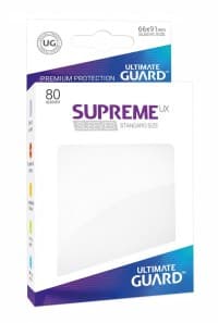 Gloss Sleeve - Supreme UX Sleeves White (80-Pack)