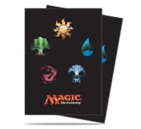 Mana 5 Symbols Deck Protector Sleeves for Magic: The Gathering (80-Pack)