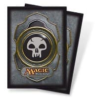 Mana v3 Black Standard Deck Protectors for Magic (80-Pack)
