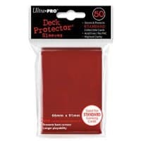 Standard Deck Protectors - Red (50-Pack)