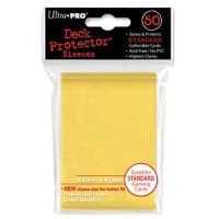 Standard Deck Protectors - Yellow (50-Pack)