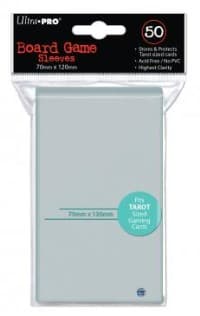 Tarot Card Board Game Sleeves - 70mm X 120mm (50-Pack)