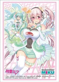 Bushiroad Sleeve Collection HG Vol.1407: Vocaloid - Sonico x Racing Miku 2017 (60-Pack)