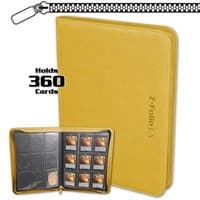 Z-Folio 9-Pocket LX Album - Yellow
