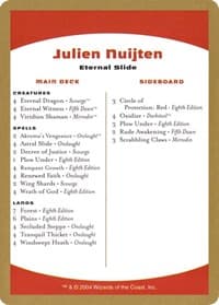 2004 Julien Nuijten Decklist Card