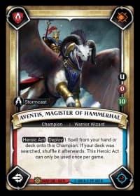 Aventis, Magister of Hammerhal (Claimed)
