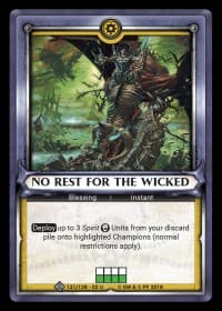 No Rest for the Wicked (Unclaimed)