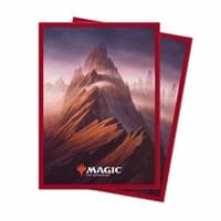Unstable Lands Mountain Standard Deck Protector sleeves for Magic (100-Pack)