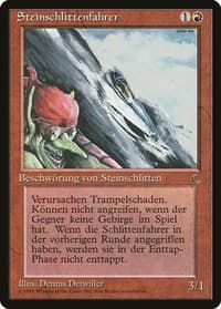 Goblin Rock Sled (German) - "Steinschlittenfahrer"