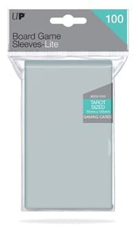 Lite Tarot Sized Board Game Sleeves - 70mm X 120mm (100-Pack)