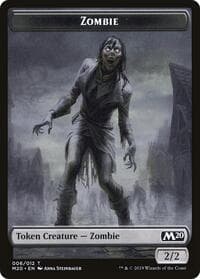 Zombie // Wolf Double-Sided Token