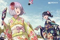 Bushiroad Rubber Mat Collection Vol.436: SSSS.GRIDMAN - Rikka & Akane