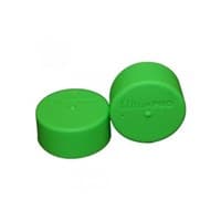 Playmat Tube Caps - Bright Green (2-Pack)