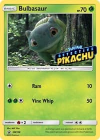 Bulbasaur - SM198 (Detective Pikachu Stamped)