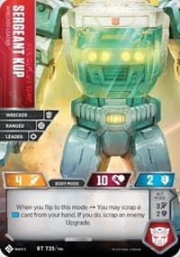 Sergeant Kup - Wrecker Leader